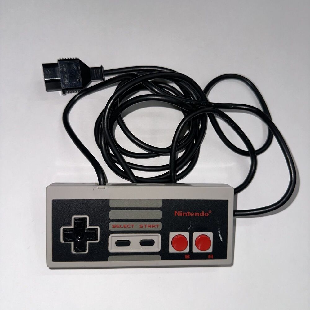 Original Nintendo Brand NES Controller OEM Official NES-004 GAME PAD